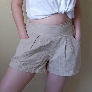 Khaki Paperbag Shorts
